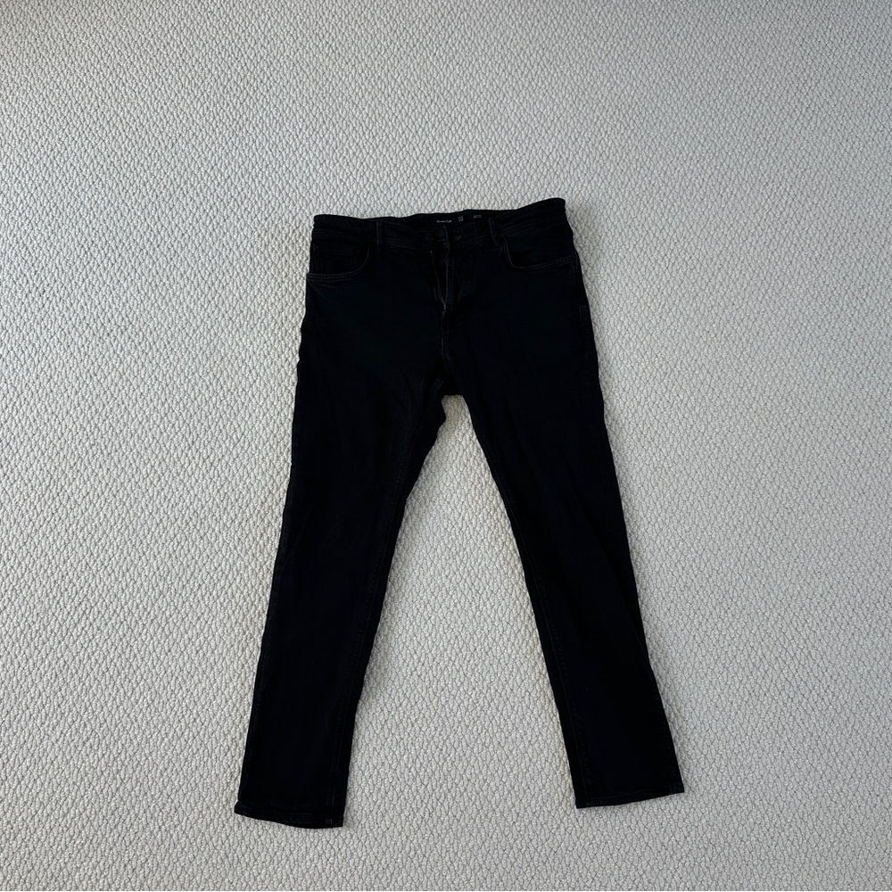 Massimo Dutti Men’s Black Slim Fit Jeans